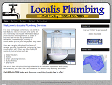 Tablet Screenshot of plumbing.mylocalis.com